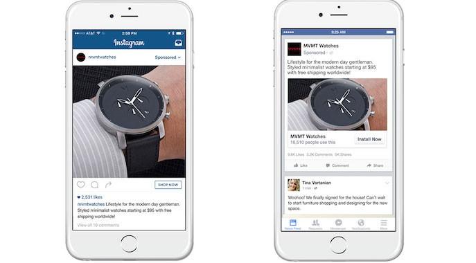 Одновременная реклама в Facebook и Instagram лучше раздельной
