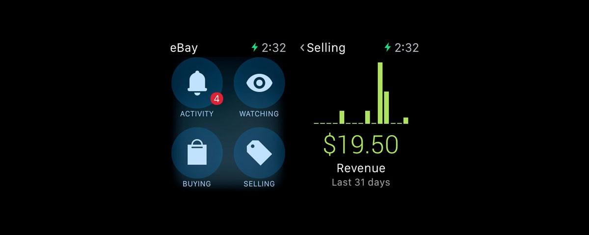 Ebay пришел на Apple Watch